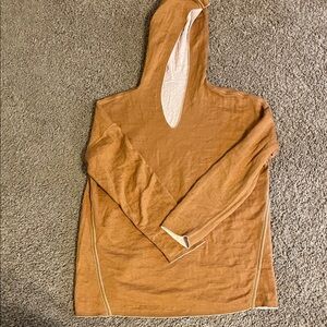 J. Jill Camel Hooded Sweater
